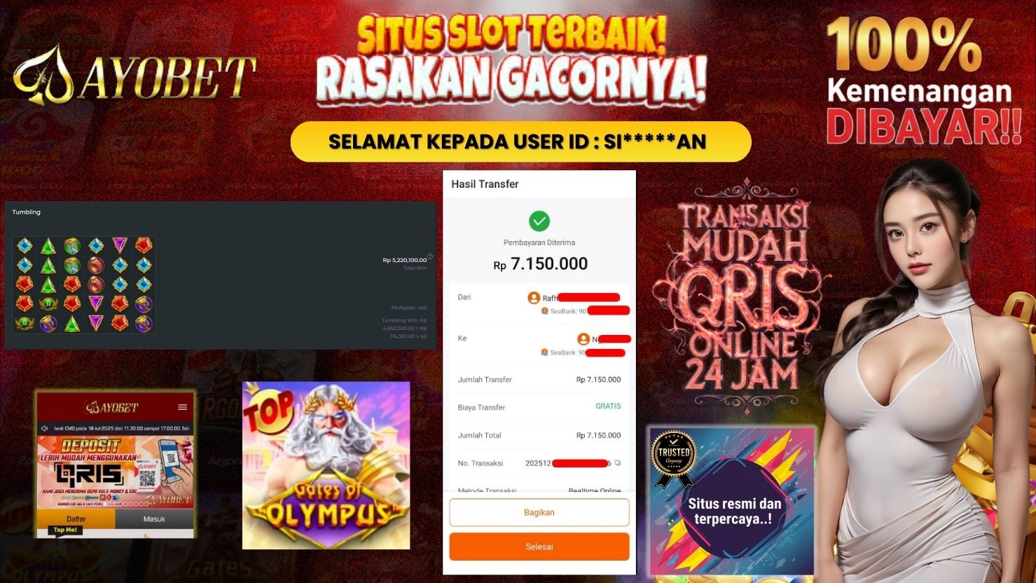 AYOBET JACKPOT SLOT GATES OF OLYMPUS